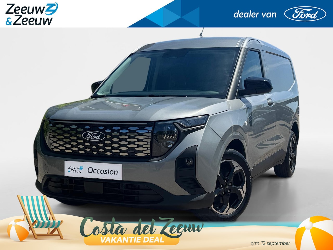 Ford E-Transit Cour. - Limited 44 kWh | Direct Leverbaar | Driver Assistance Pack | Navigatie | Trekhaak | Parkee - AutoWereld.nl