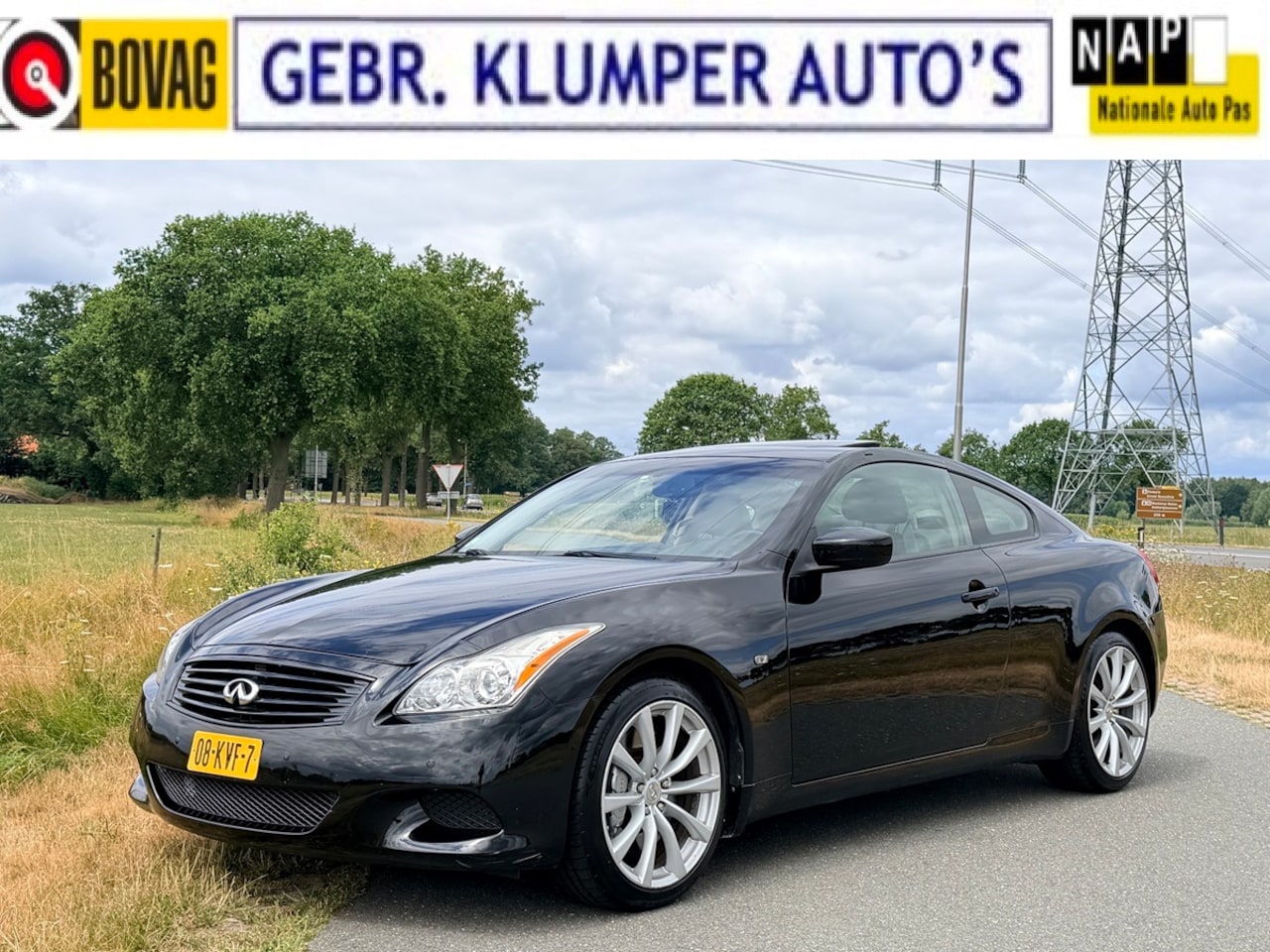 Infiniti G - G37 Coupé V6 Aut., Dakje, Leer, Cruise, ECC, Navi, 19" - AutoWereld.nl