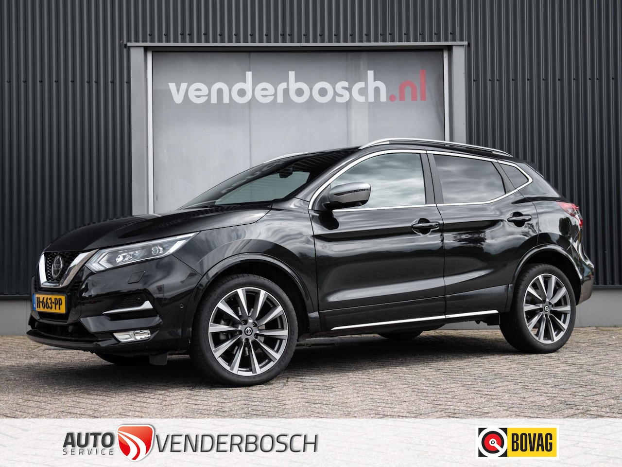 Nissan Qashqai - 1.3 DIG-T Tekna + 160pk | Trekhaak | Leder | Pano | 360 Camera - AutoWereld.nl