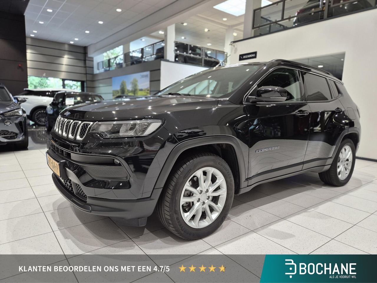 Jeep Compass - 4xe 190 Plug-in Hybrid Electric Limited Lease Ed. Navi | Adaptieve cruise control | Lane k - AutoWereld.nl