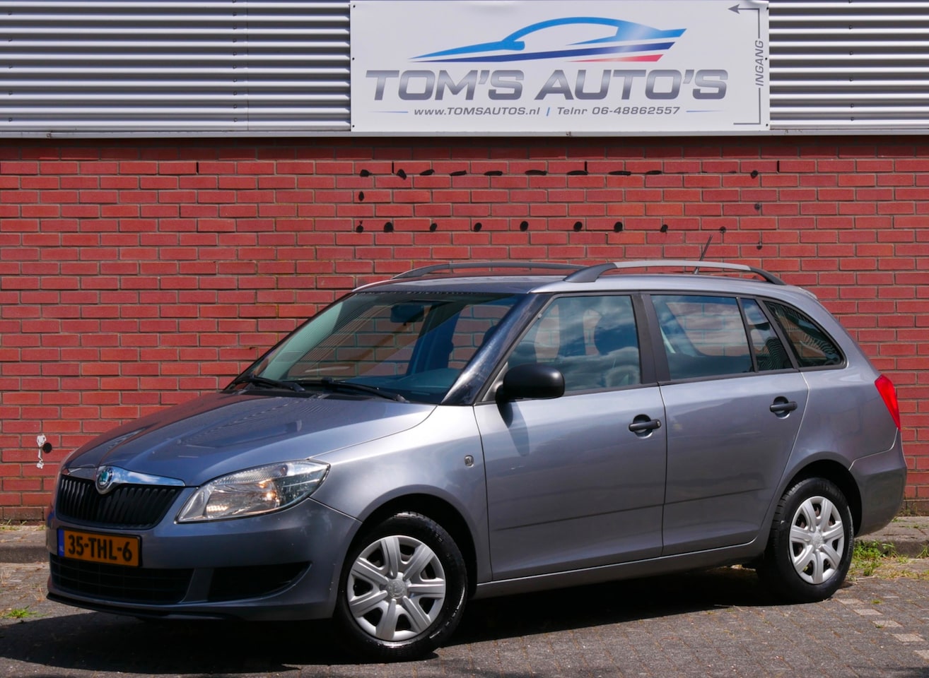 Skoda Fabia Combi - 1.2-12V Fresh airco. entertainment scherm. zeer goed onderhouden. - AutoWereld.nl