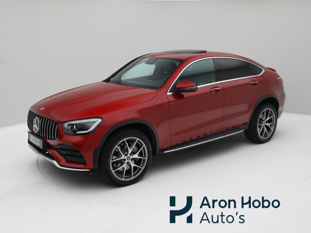 Mercedes-Benz GLC-klasse Coupé - 300e 4MATIC Premium Plus AMG Schuifdak, Memory, Distronic, Burmester - AutoWereld.nl