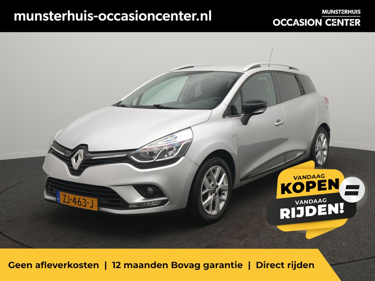 Renault Clio Estate - 0.9 TCe Limited - RIJKLAARPRIJS - Cruise Control - Trekhaak - Dealeronderhouden - AutoWereld.nl