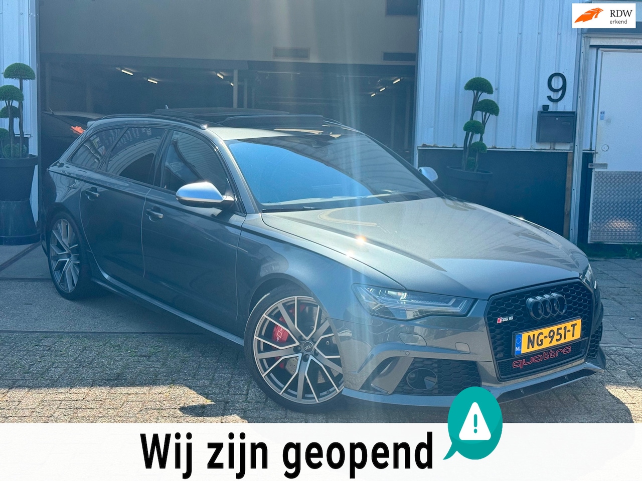 Audi A6 Avant - 4.0 | TFSI | RS 6 | quattro | performance | 605 PK | Pano | Bear Lock | BOMVOL | - AutoWereld.nl