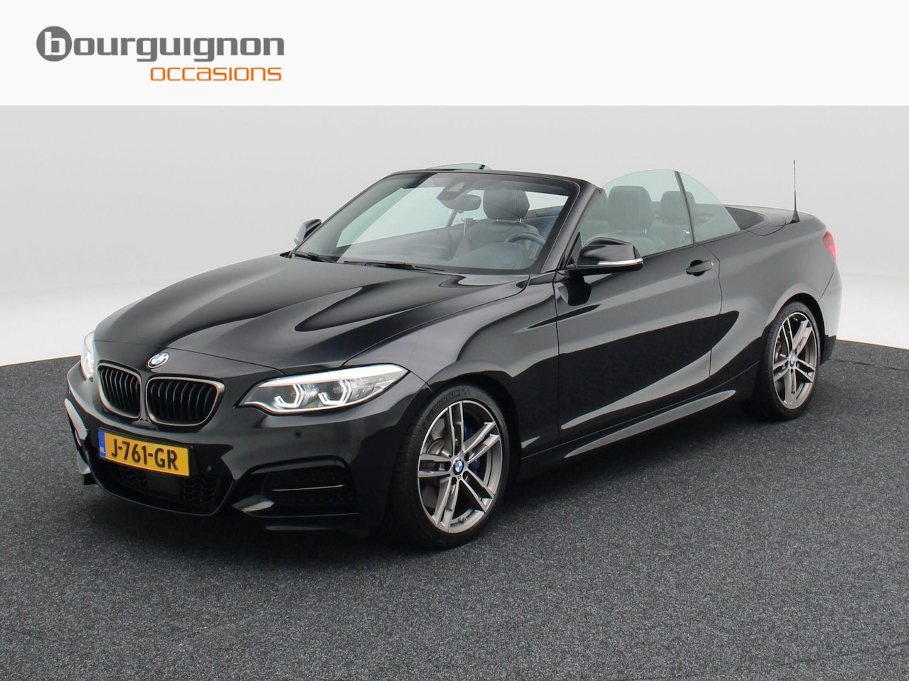 BMW 2-serie Cabrio - M240i 340 Pk xDrive High Executive | Stoelverwarming | Harman Kardon | Camera | Leer | 18 - AutoWereld.nl