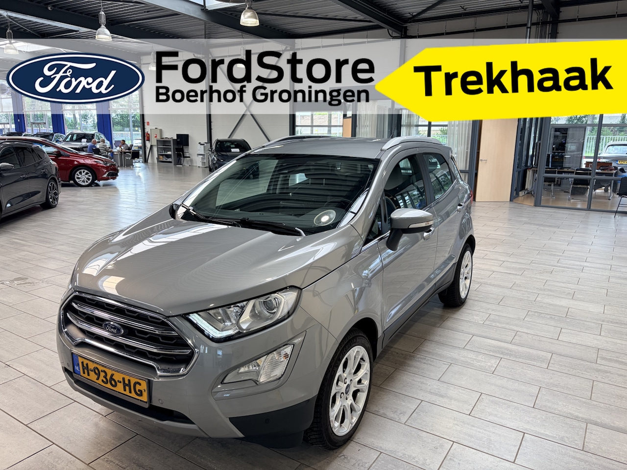 Ford EcoSport - EcoBoost 125 pk Titanium | Camera | Winter Pack | B&O | Half leer | Keyless Entry |  Trekh - AutoWereld.nl