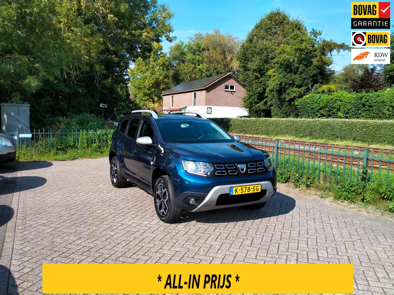 Dacia Duster - 1.2 TCe Prestige luxe navi pdc trekhaak ALLINPRIJS - AutoWereld.nl