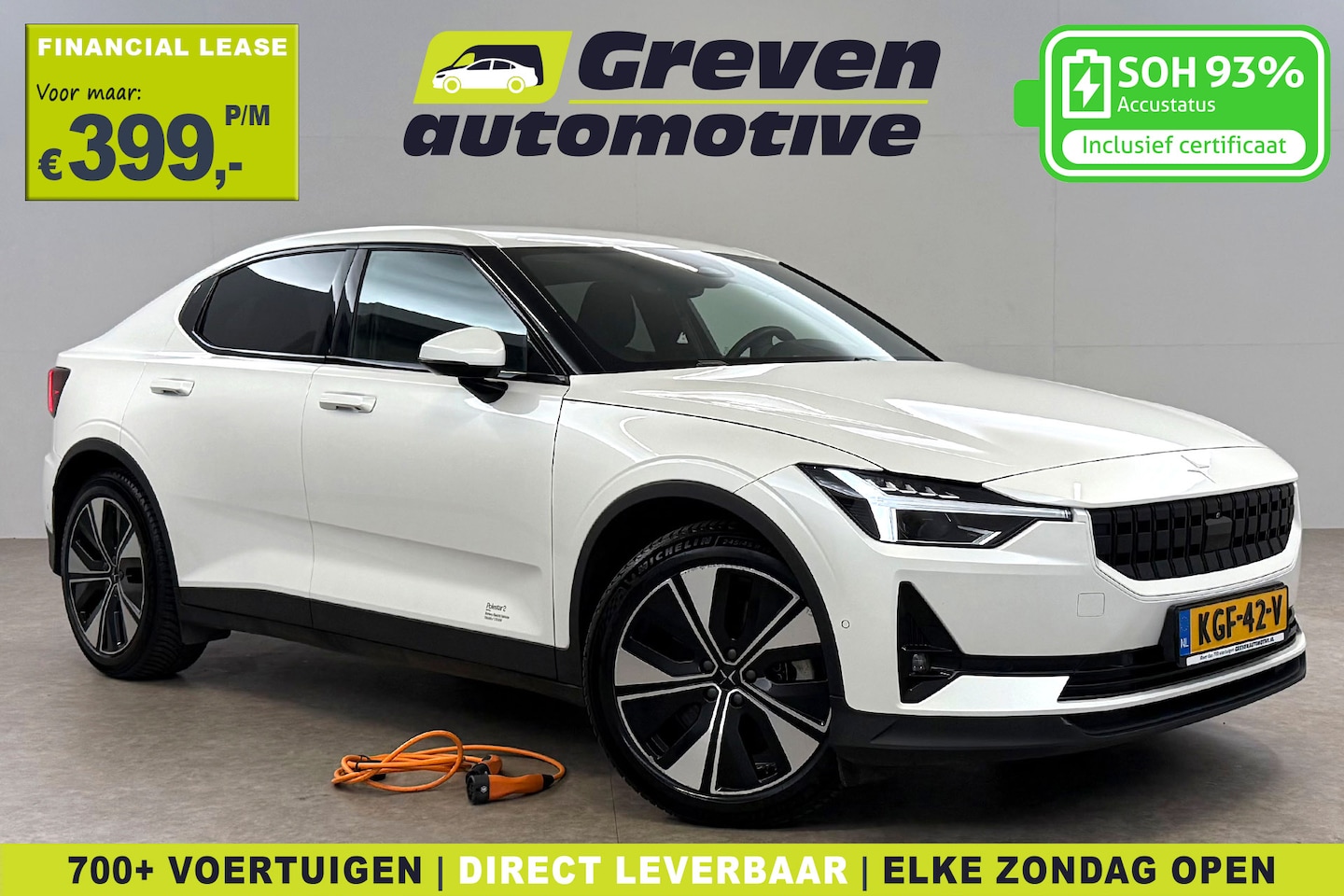 Polestar 2 - Long Range 78 kWh | Snelladen | SOH 93% | 360° | Memory | Virtual | Cruise | Carplay - AutoWereld.nl