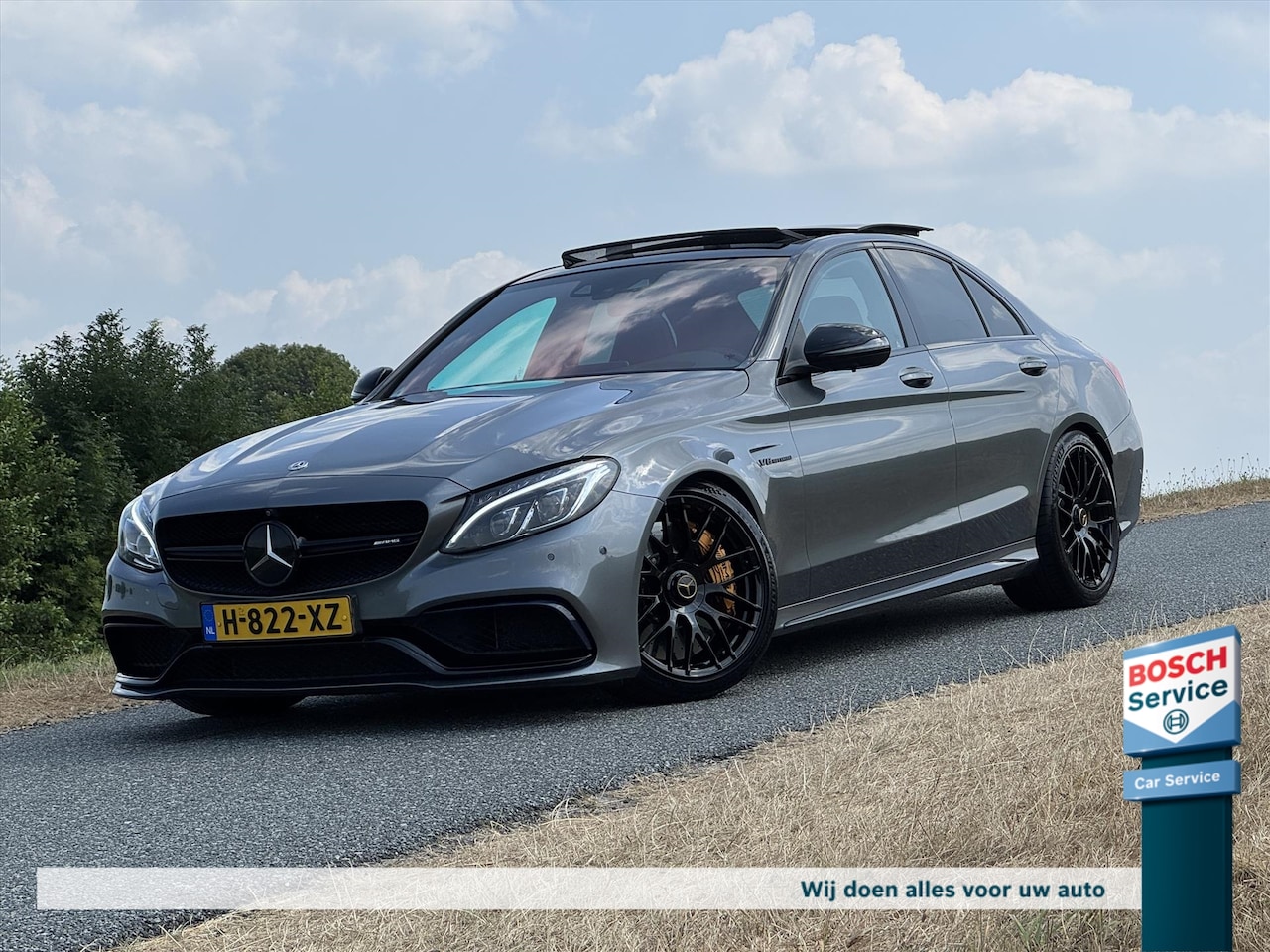 Mercedes-Benz C-klasse - C63 S AMG 510PK / Full Option / Pano / Keramisch / Schaal Stoelen / Head-up / 360° Camera - AutoWereld.nl