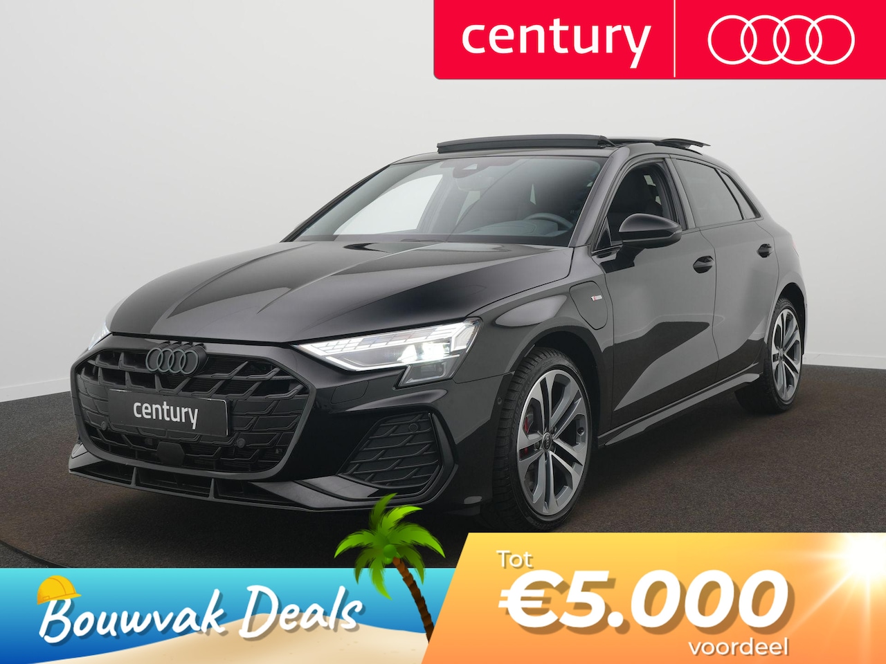 Audi A3 Sportback - 45 TFSI e S edition Competition | S Line | SONOS | panoramadak | 18" - AutoWereld.nl