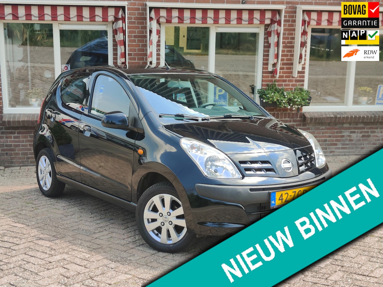 Nissan Pixo - 1.0 Look Airco St. bekrachtiging LMV - RIJKLAAR - - AutoWereld.nl