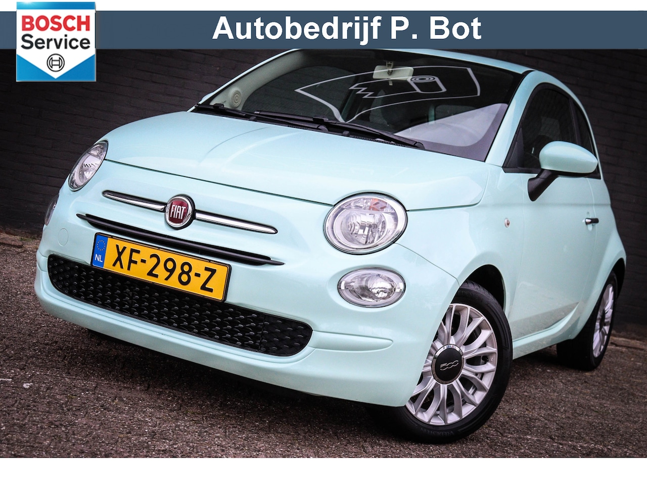 Fiat 500 - 1.2 Popstar Net binnen-Nu al te bezichtigen - AutoWereld.nl