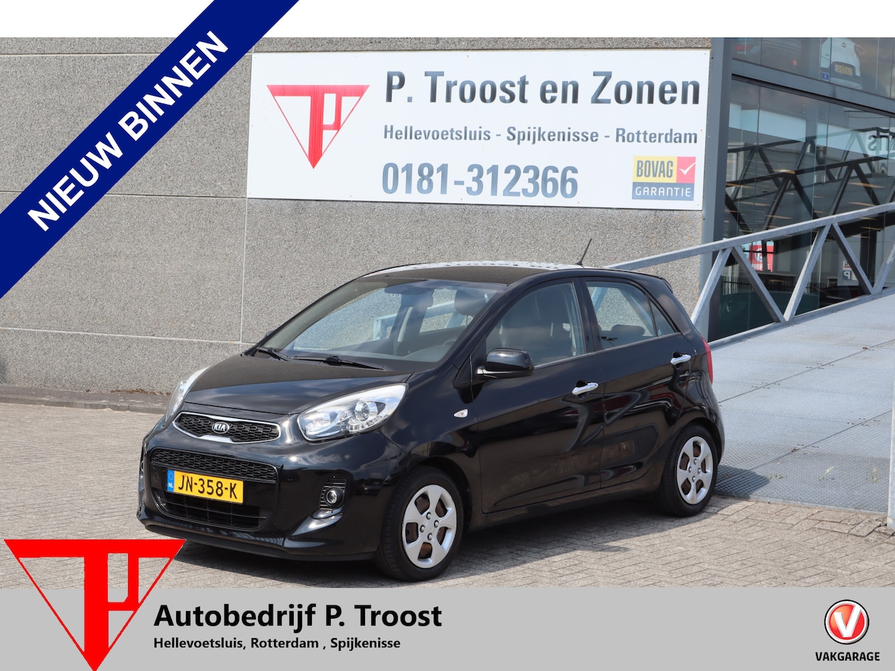 Kia Picanto - 1.2 CVVT DynamicLine Nederlandse auto! 5 deurs/Cruise control/Climate control/Bluetooth/Mu - AutoWereld.nl