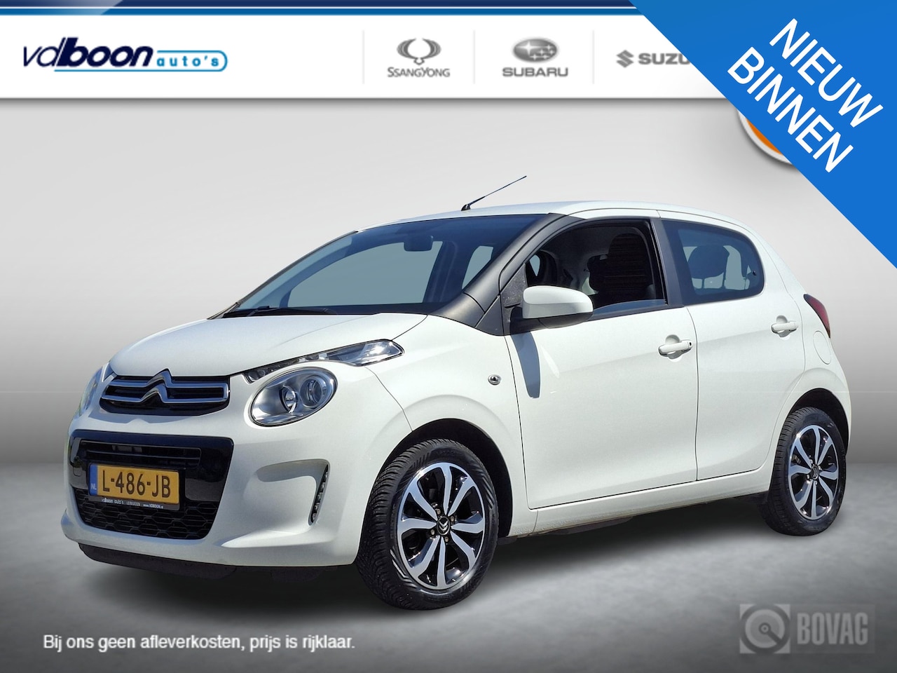 Citroën C1 - 1.0 VTi Shine AIRCO | LMV | rijklaarprijs!! - AutoWereld.nl