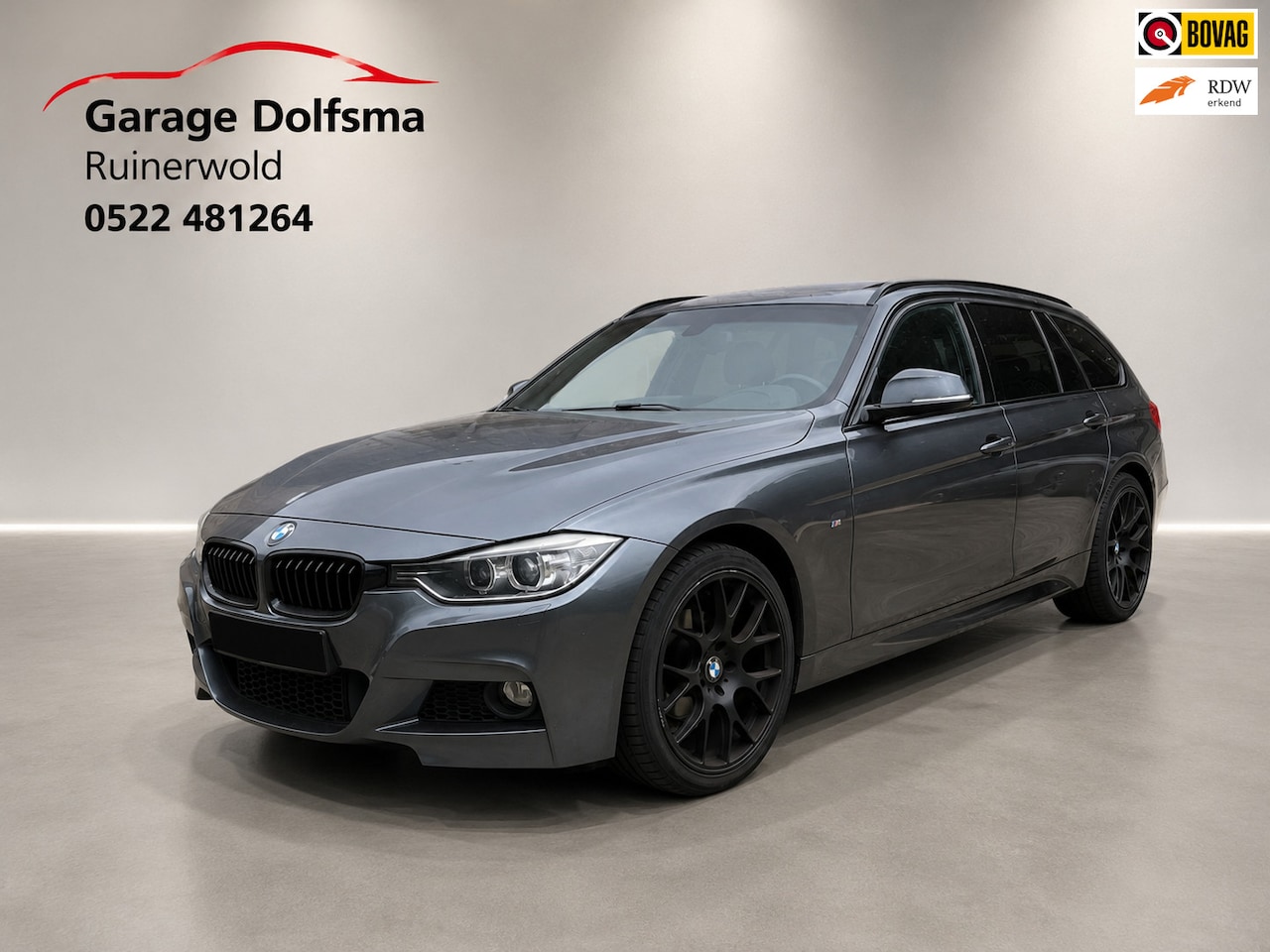 BMW 3-serie Touring - 316i High Executive-M PAKKET-PANO DAK-LEER- 210PK- - AutoWereld.nl