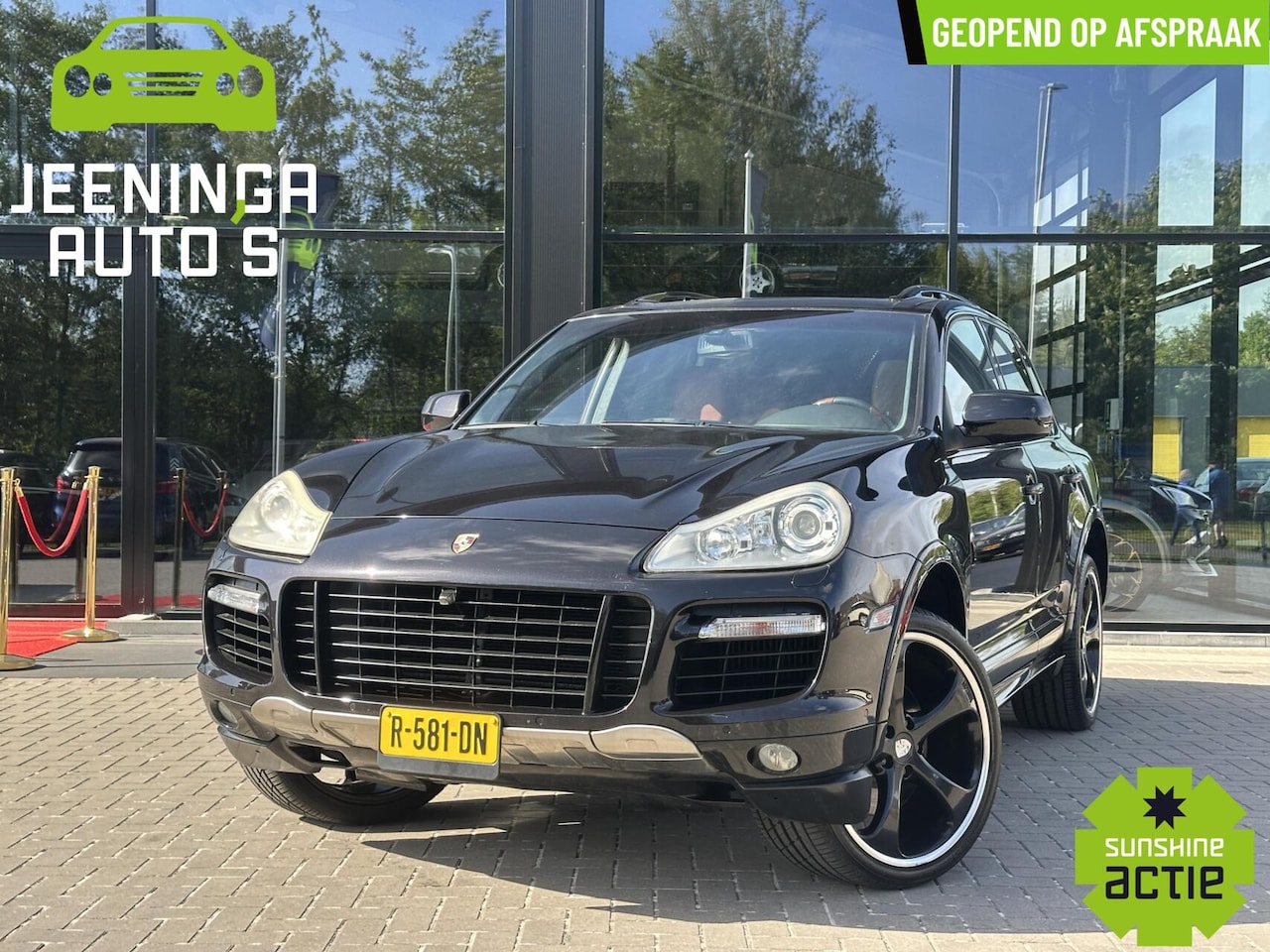 Porsche Cayenne - 4.8 Turbo | Youngtimer|Pano|Leer|Memory|Stoelverwarming|AppleCarplay|Achterb. Verwarming| - AutoWereld.nl