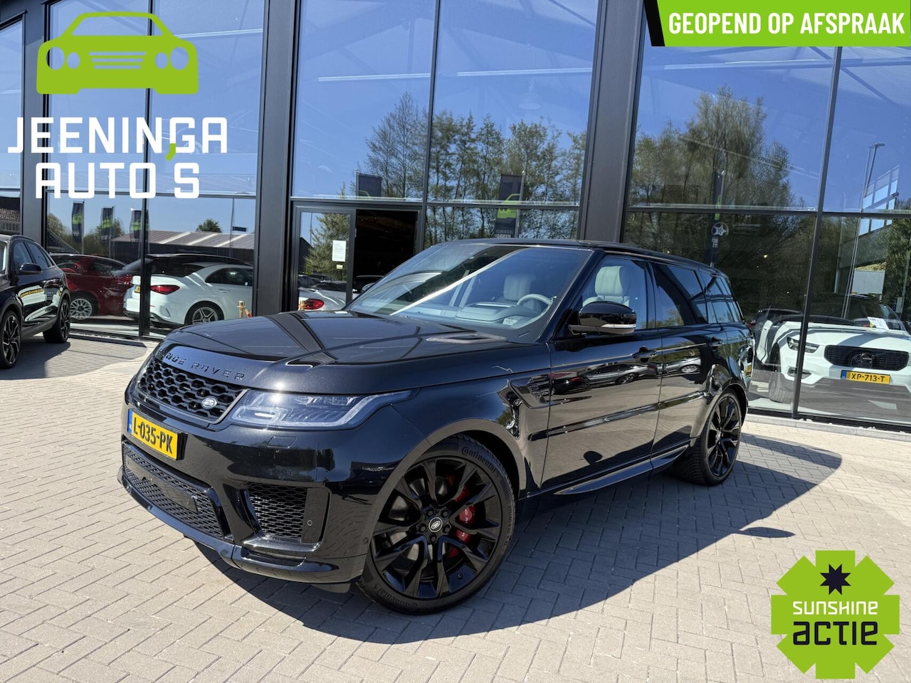 Land Rover Range Rover Sport - P400 HST Dynamic Stealth|360Camera|Stoelventilatie|Memory|ElekTrekhaak - AutoWereld.nl