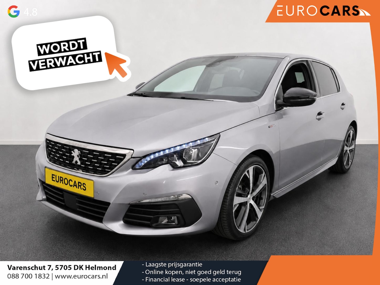 Peugeot 308 - 1.2 PureTech GT-Line Panoramadak Navigatie Apple Carplay Android Auto Camera Parkeerhulp A - AutoWereld.nl