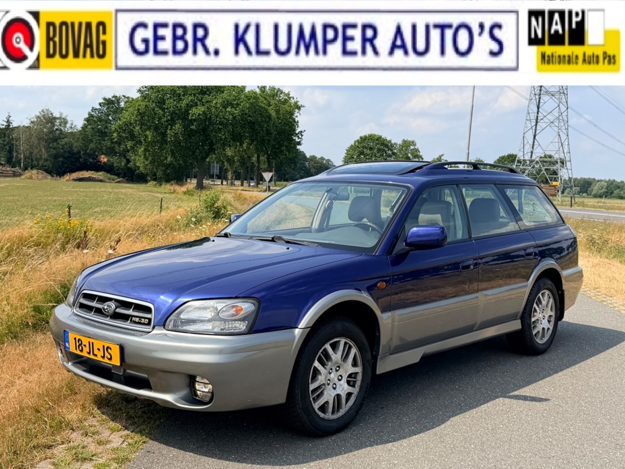 Subaru Legacy Outback - 3.0 Outback AWD H6 Leer, Cruise, ECC, Haak, 3e Eig., Weinig km!! - AutoWereld.nl