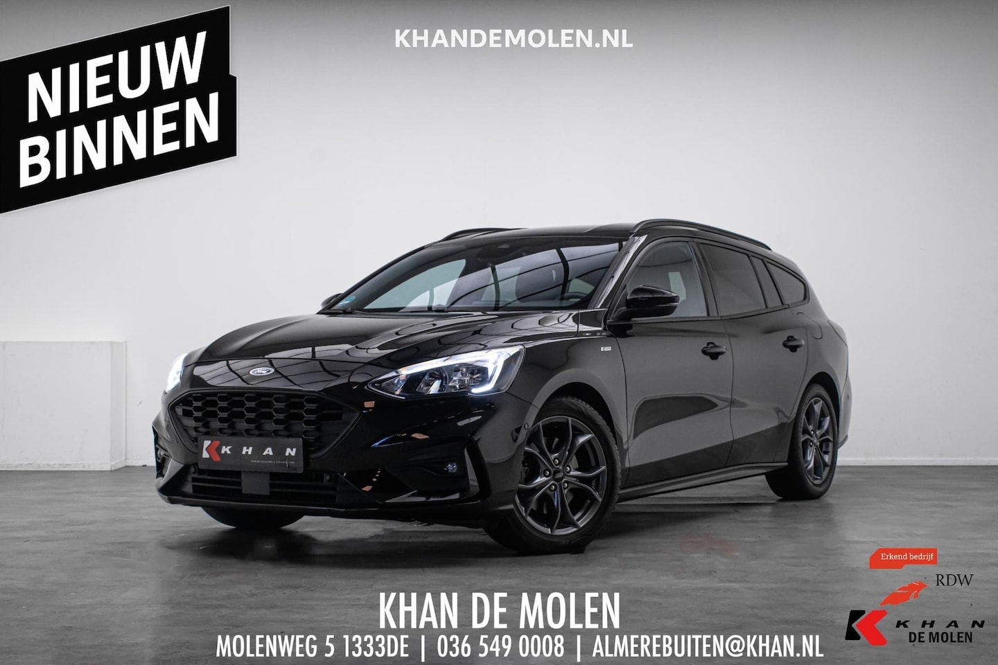 Ford Focus Wagon - 1.0 EcoBoost Hybrid ST Line X Business ACC|Camera|B&O|Elektrische achterklep|Stoel- en stu - AutoWereld.nl