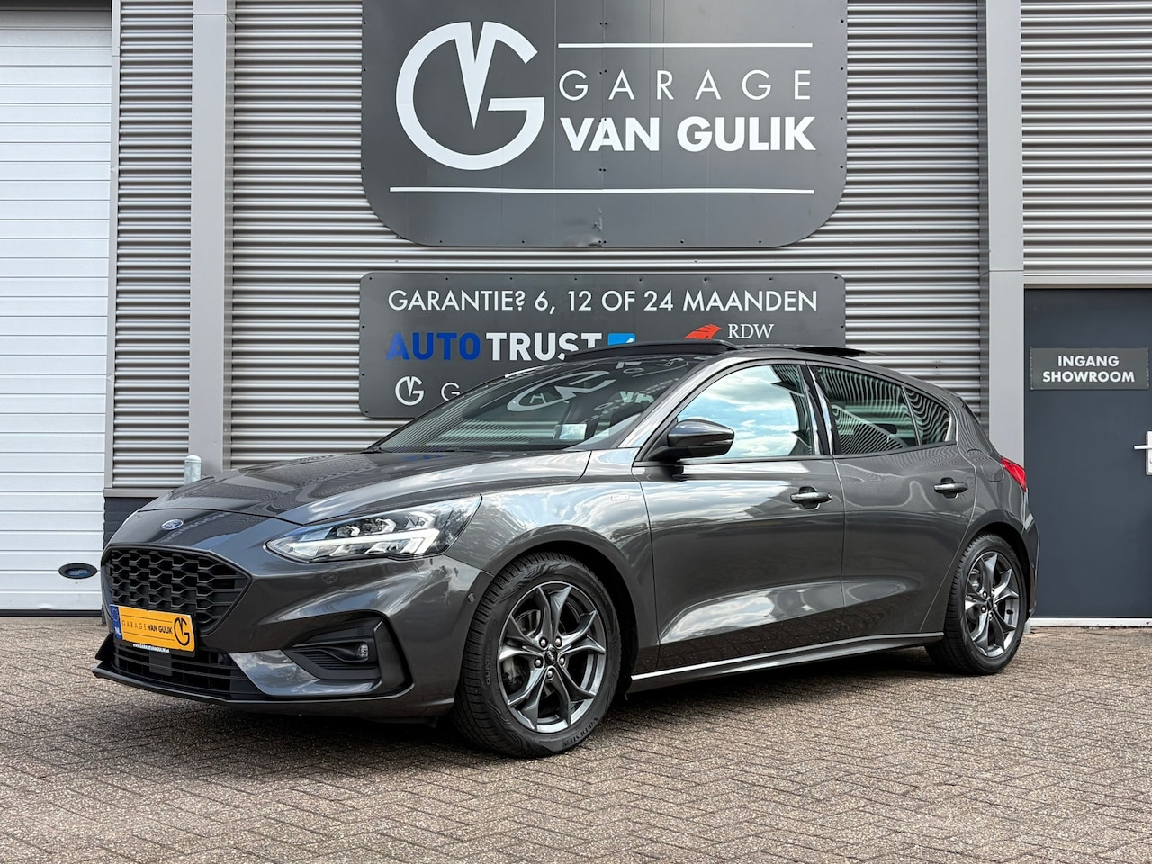 Ford Focus - 1.0 ST Line 125PK Automaat,Panodak,Navi,Clima,Cruise,Isofix,Carplay,Stoel+StuurVerwarming, - AutoWereld.nl
