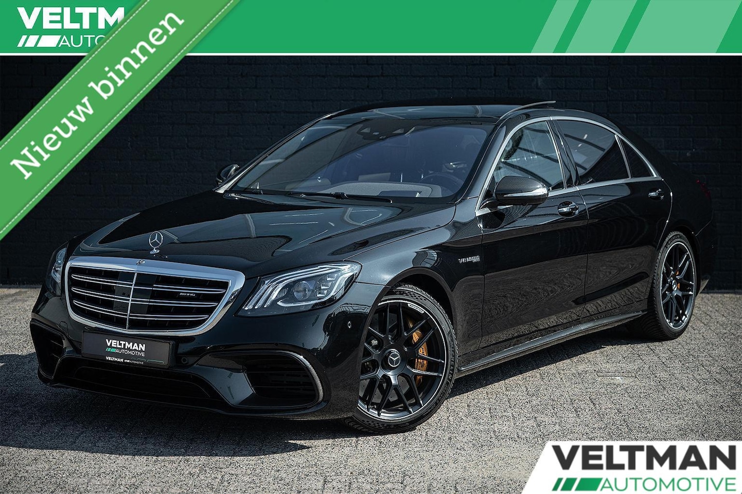 Mercedes-Benz S-klasse - AMG 63 4Matic+ Lang Premium Plus PANO BURMESTER HIGH END KERAMISCH CARBON DISTRONIC - AutoWereld.nl