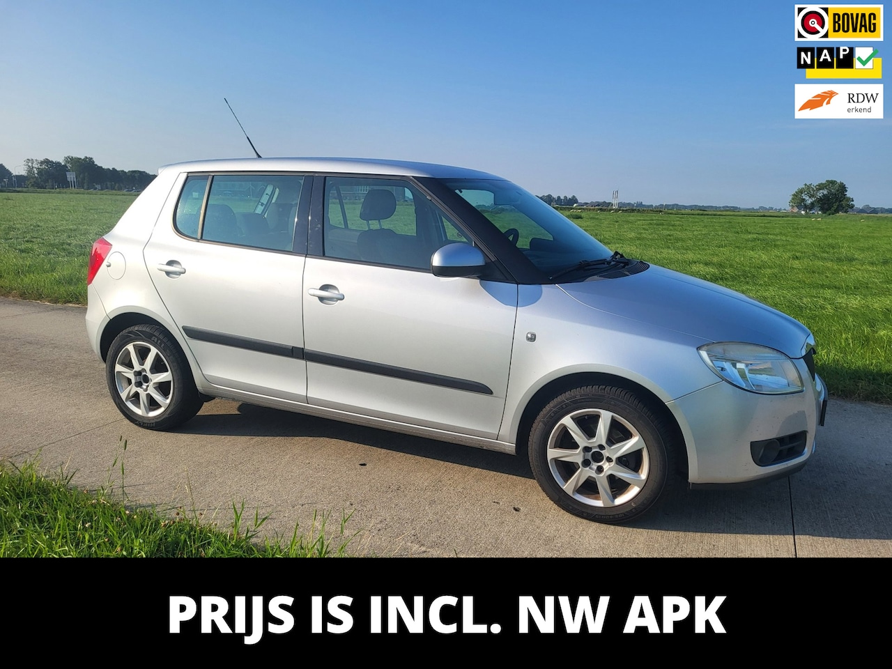Skoda Fabia - 1.2-12V Ambiente 5drs nieuwe APK 17-05-2027 - AutoWereld.nl