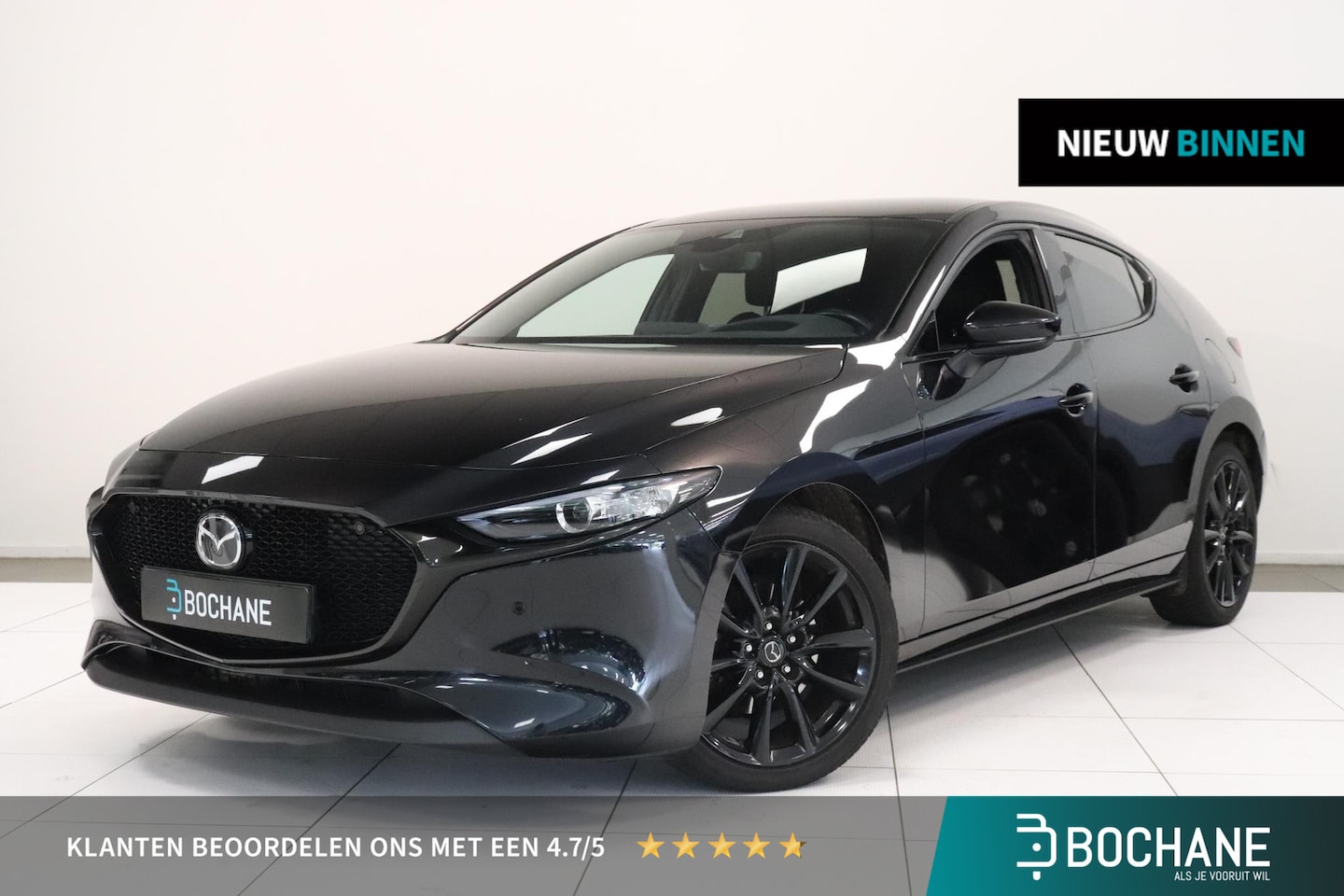 Mazda 3 - 2.0 e-SkyActiv-G M Hybrid 150 Homura | Camera | AppleCarplay | Adaptieve cruise | LED | Cl - AutoWereld.nl