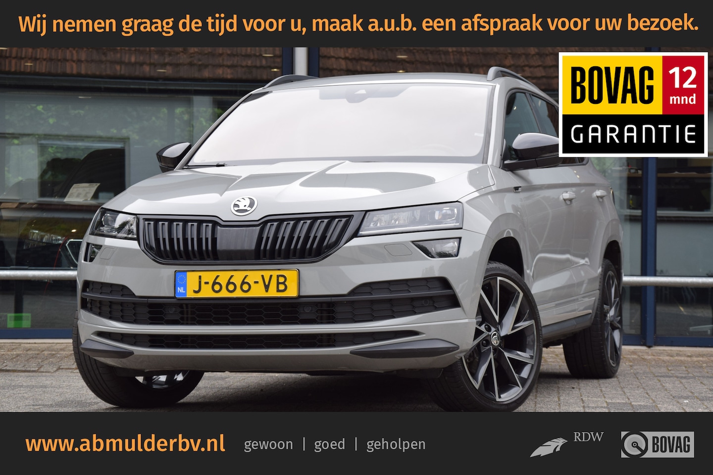 Skoda Karoq - 1.5 TSI 150PK ACT Sportline Business DSG Automaat | Org. NL | Rijklaar incl. BOVAG Garanti - AutoWereld.nl