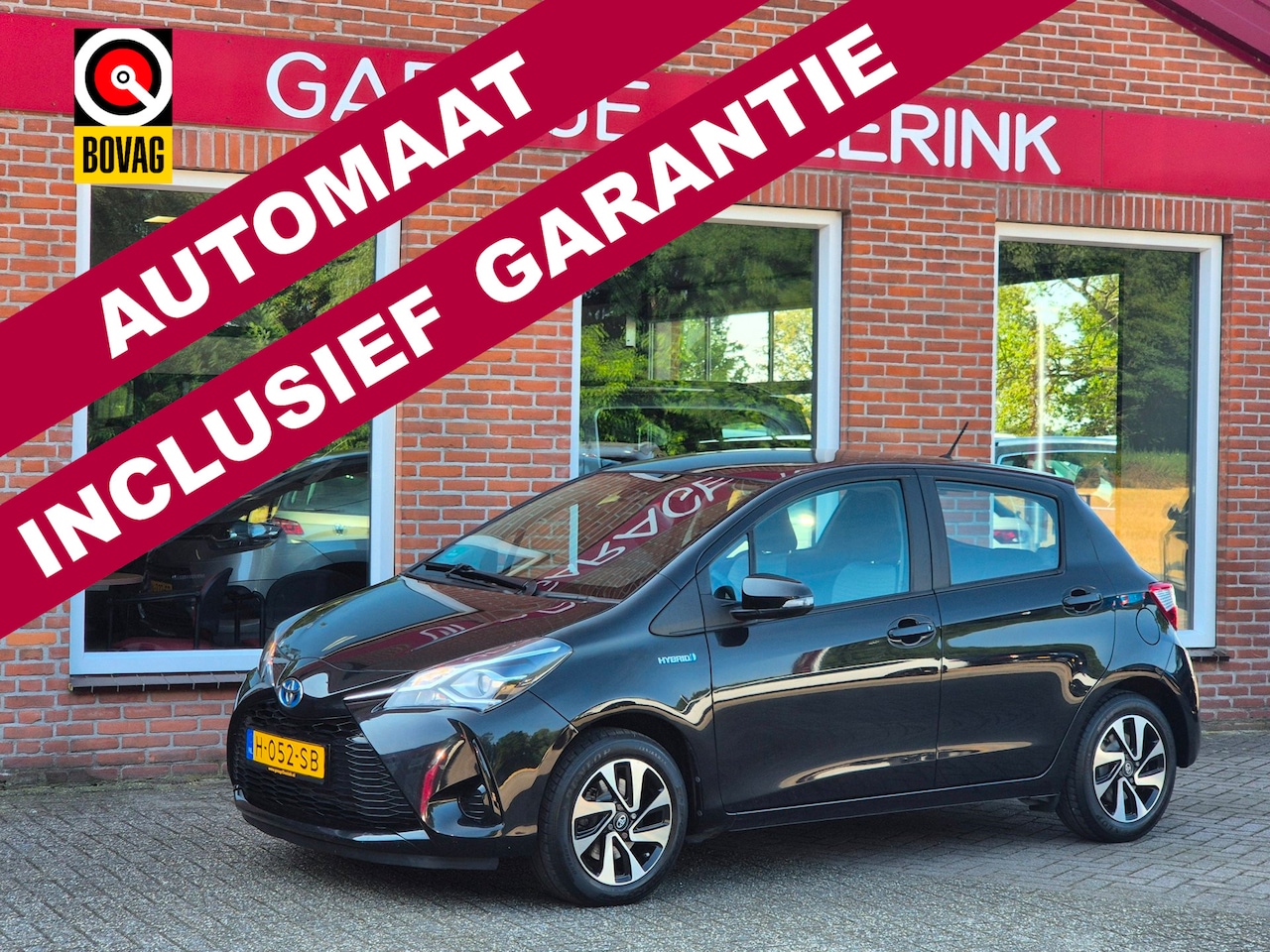 Toyota Yaris - 1.5 Hybrid Active 73PK 5drs AUTOMAAT clima, navi, pdc, elektr.ramen, trekhaak - AutoWereld.nl