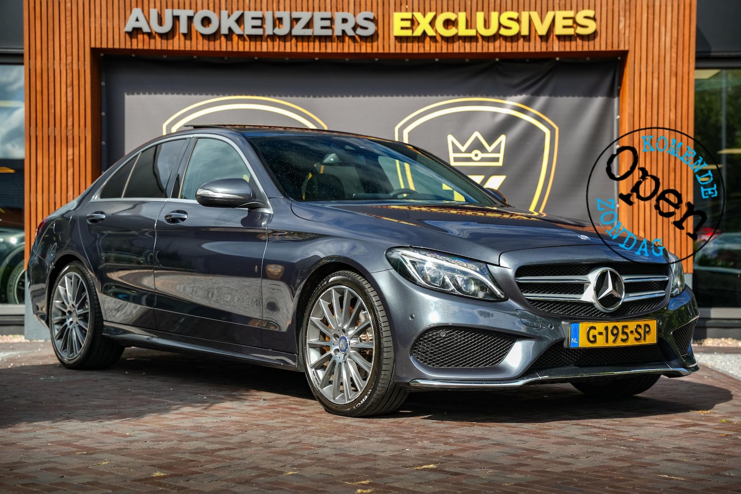 Mercedes-Benz C-klasse - 200 Prestige AMG Panoramadak Leer Camera Stoelverw. Navigatie Cruise - AutoWereld.nl