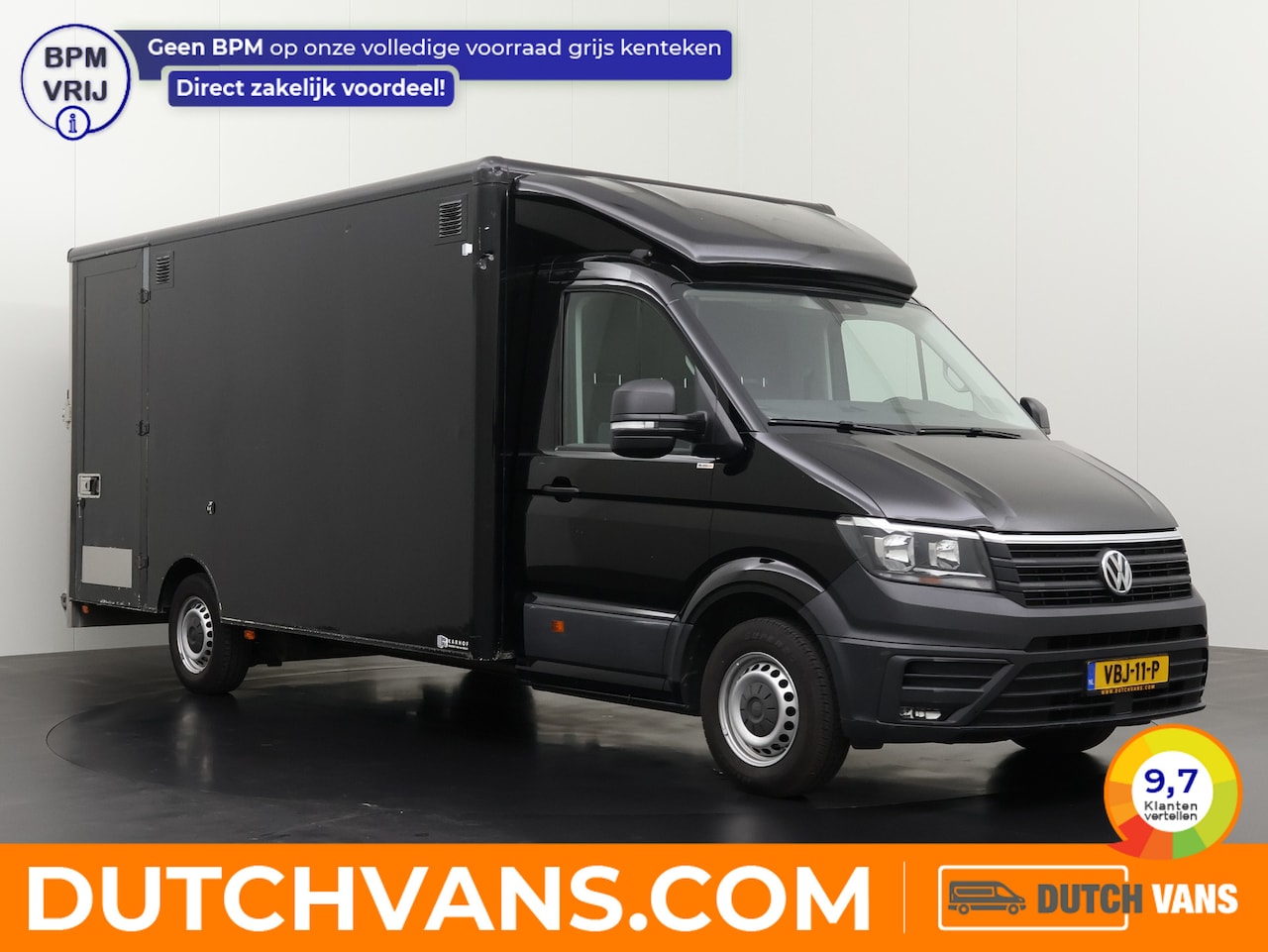 Volkswagen Crafter - 2.0TDI 177PK DSG Automaat Bakwagen+Valklep | 4,40 Laadlengte | Navigatie | Camera | Airco - AutoWereld.nl