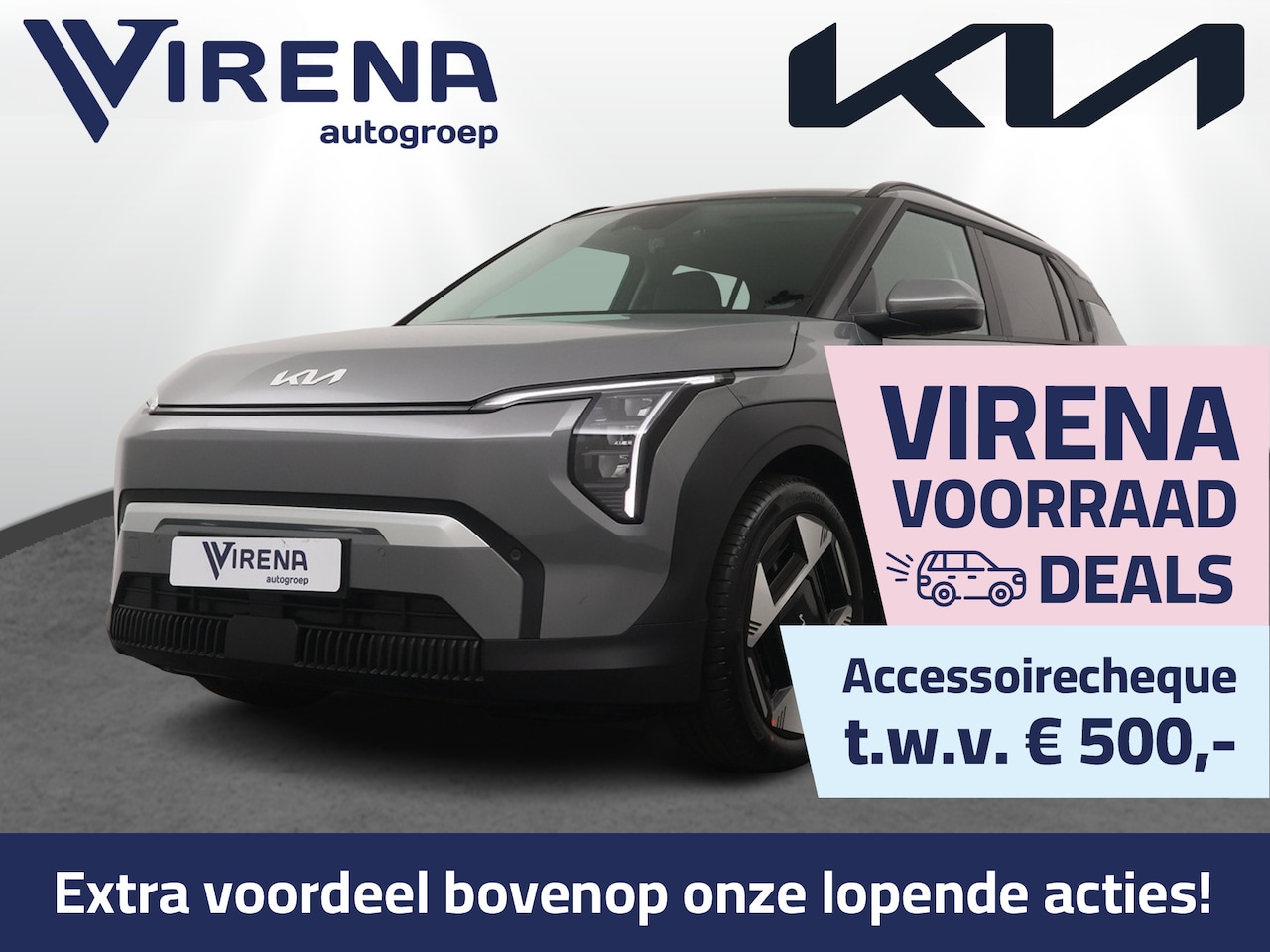Kia EV3 - Plus Advanced 81.4 kWh - €3000,- Inruilpremie - Stoel-/Stuurverwarming - Schuif-/Kanteldak - AutoWereld.nl