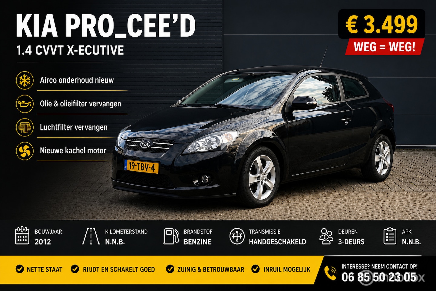 Kia Pro cee'd - 1.4 CVVT X-ecutive 1.4 CVVT X-ecutive - AutoWereld.nl