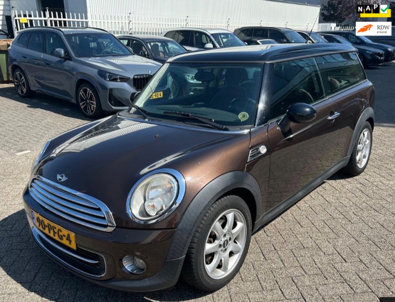 MINI Clubman - 1.6 Cooper RIJDSUPER!/NLAUTO!/NAVI/LEER/APK - AutoWereld.nl