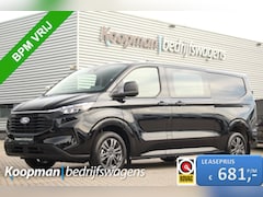 Ford Transit Custom - 320 2.0TDCI 136pk L2H1 Trend DC | L+R Zijdeur | Keyless | Carplay/Android | Lease 681, - p