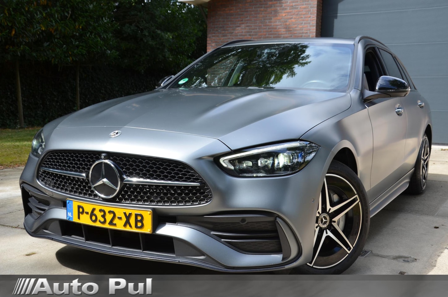 Mercedes-Benz C-klasse Estate - 300 e AMG Line Automaat/Navi/Pdc/Ecc/360°-Camera/digitale dashboard/Stoelverwarming/Half-l - AutoWereld.nl