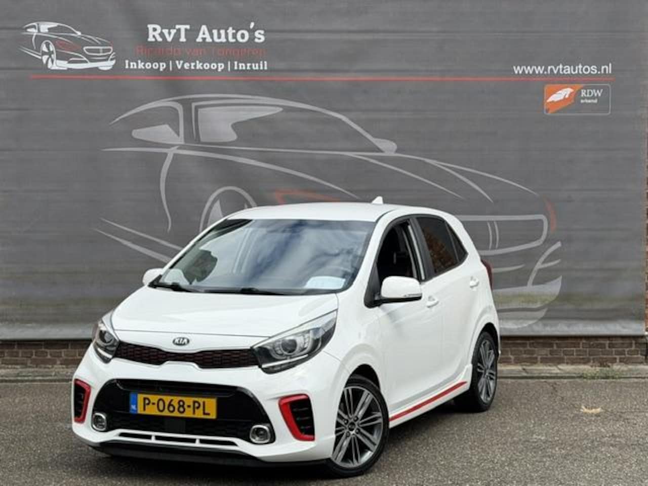 Kia Picanto - 1.2 CVVT GT-Line Leder,LED,NAvi,Cruisecontrol,Garantie - AutoWereld.nl
