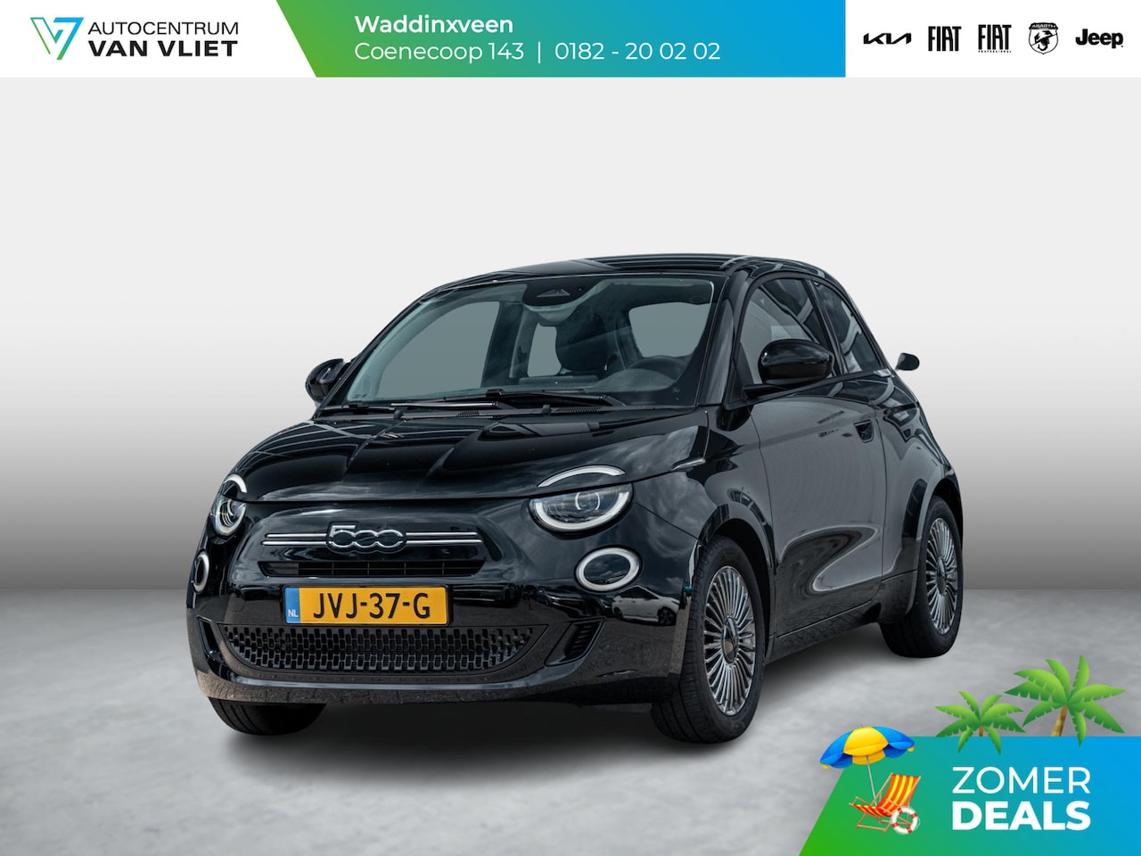 Fiat 500 - Hybrid Torino Launch Edition | Clima | Carplay | PDC | Priv Glass | Onyx Black - AutoWereld.nl