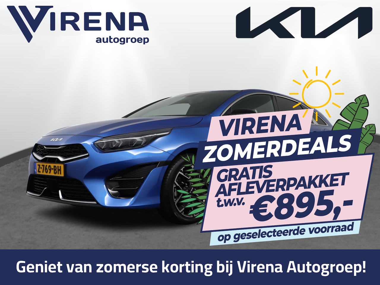 Kia Pro cee'd - 1.5 T-GDi GT-Line Automaat - Stoel-/stuurverwarming - Navigatie - Cruise Control - Airco - - AutoWereld.nl