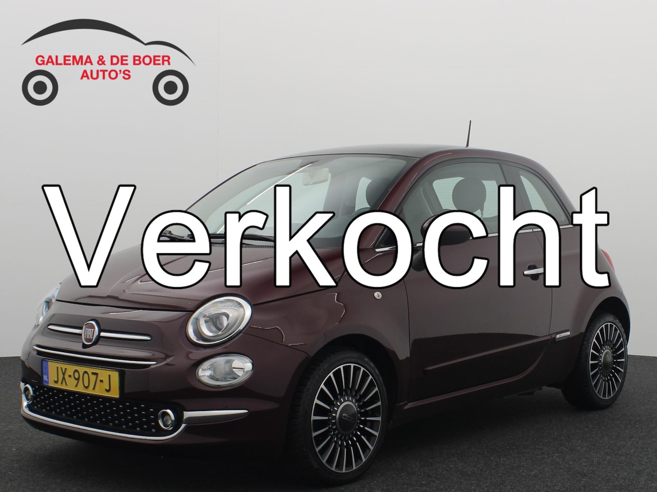 Fiat 500 - 0.9 TwinAir Turbo Lounge PANORAMADAK / AIRCO / BLUETOOTH / ELEK RAMEN / NL-AUTO - AutoWereld.nl