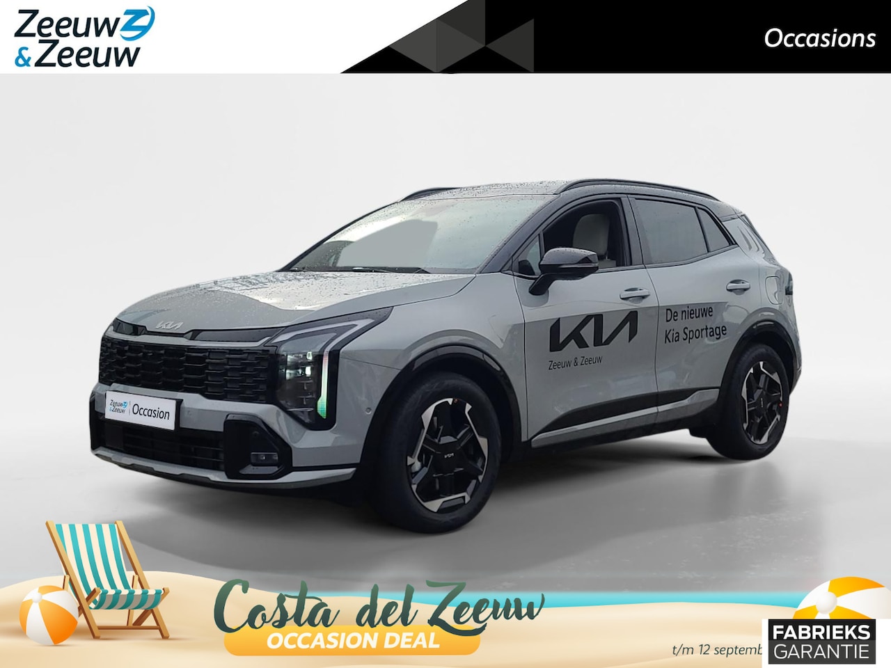 Kia Sportage - 1.6 T-GDi Hybrid GT-PlusLine 239 PK | Two tone Metallic lak | Trekhaak | Trekgewicht: 1.51 - AutoWereld.nl