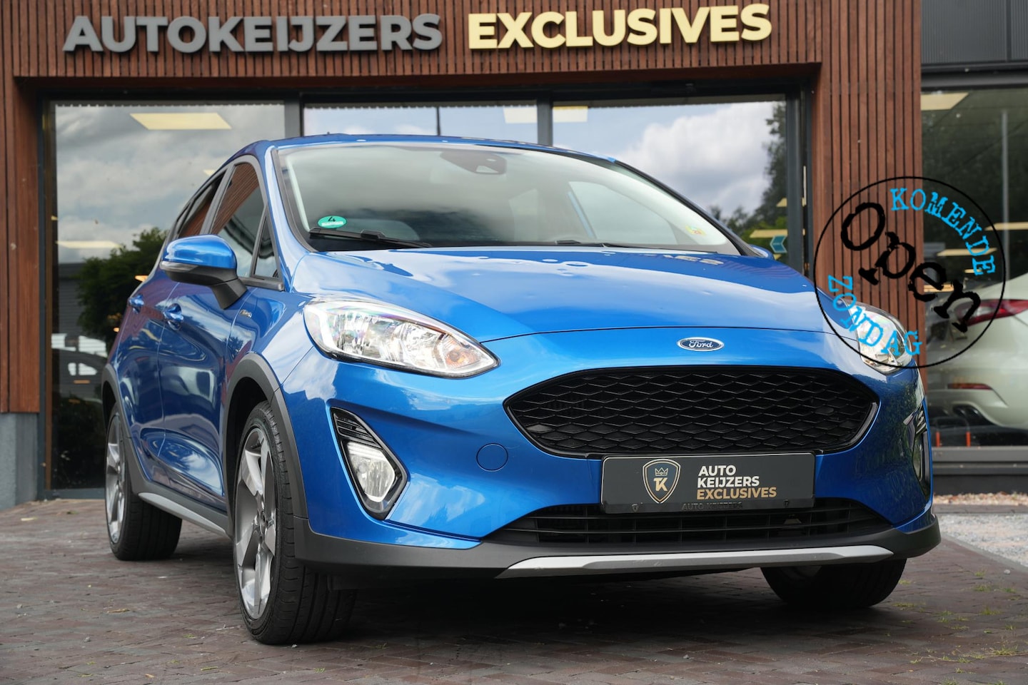 Ford Fiesta - 1.0 EcoBoost Active Automaat! Stoelverw. DAB+ Lane Assist Clima Cruise - AutoWereld.nl
