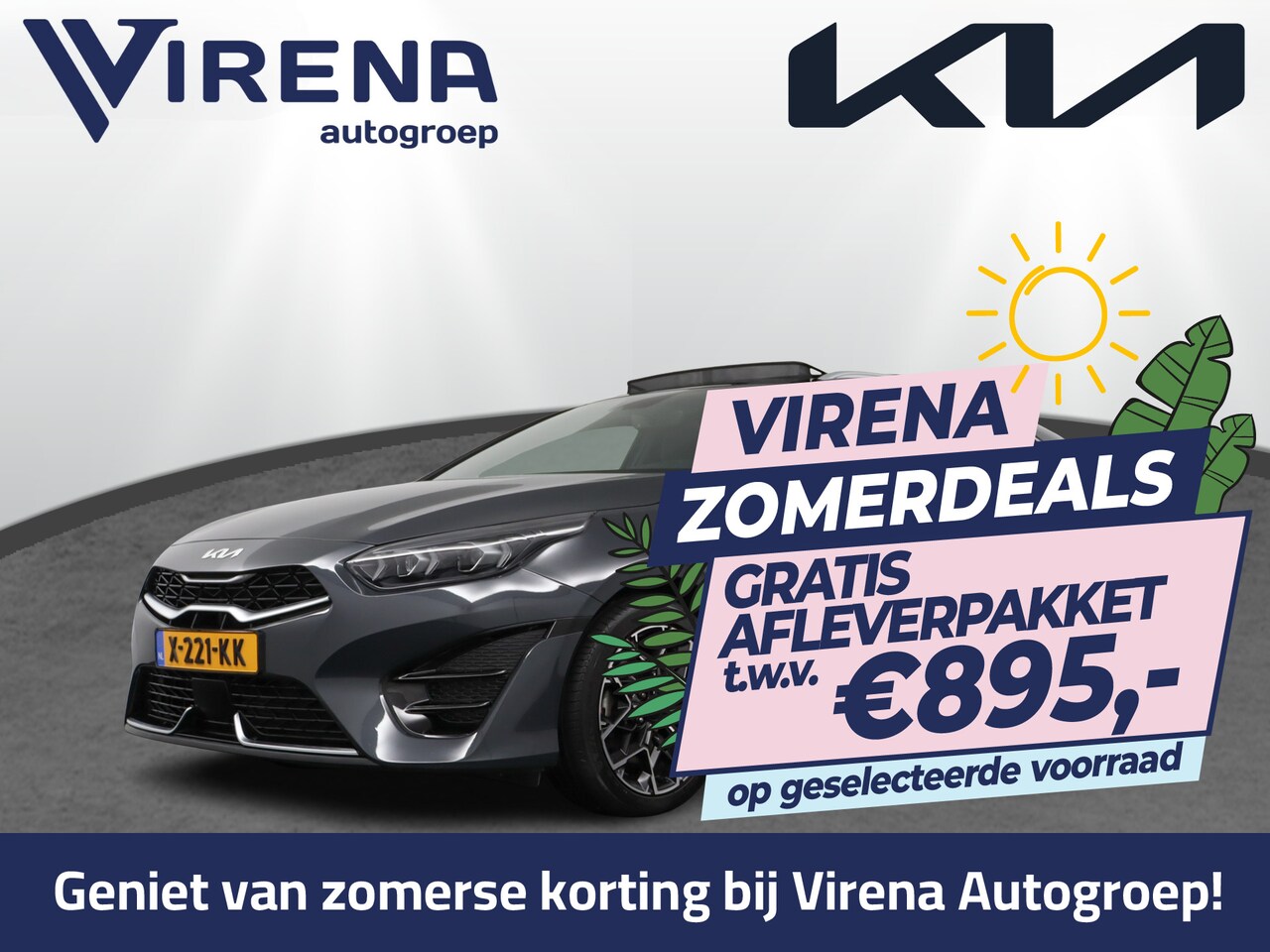 Kia Cee'd Sportswagon - Ceed 1.5 T-GDi GT-Line Automaat - Automatische achterklep - Keyless entry - Achteruitrij c - AutoWereld.nl