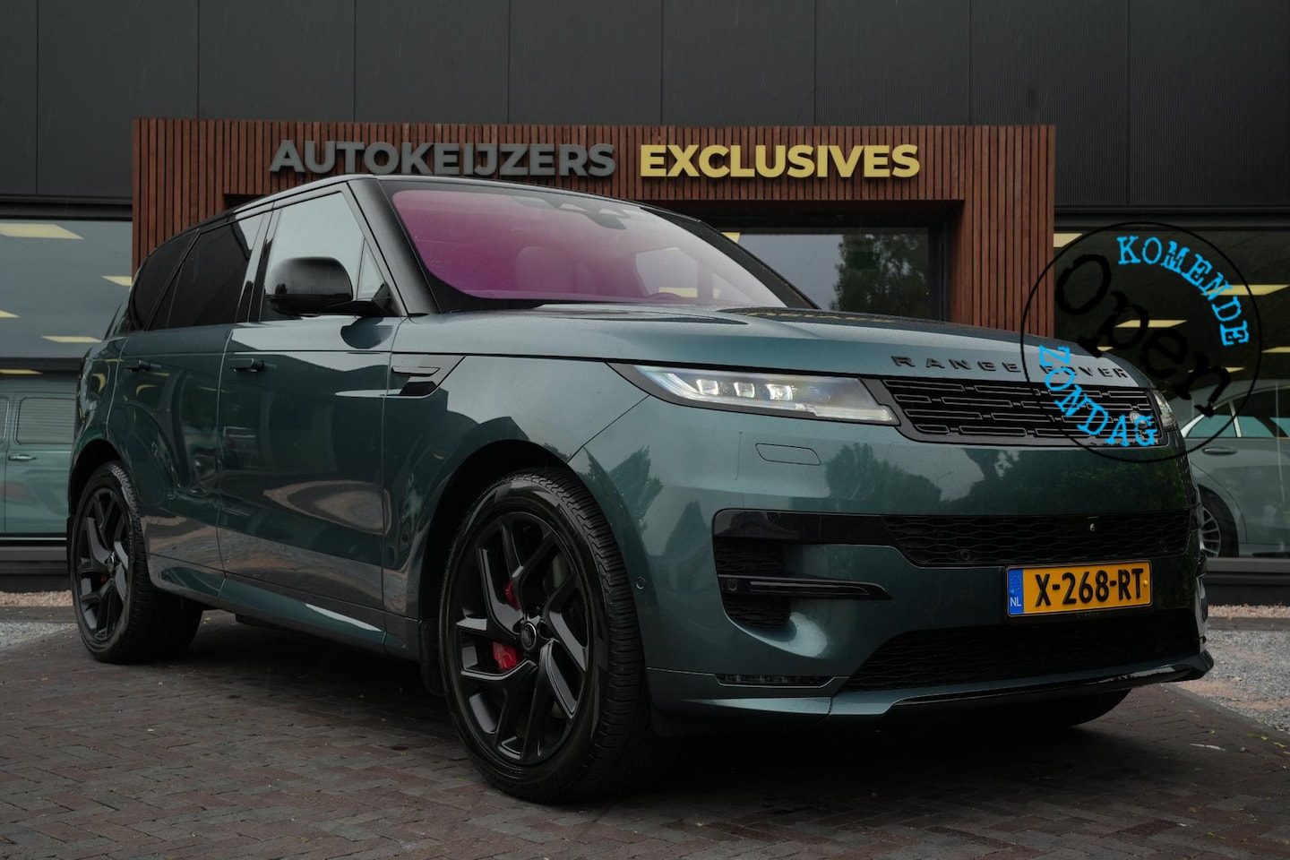 Land Rover Range Rover Sport - 3.0 P510e First Edition Panoramadak Massage Meridian HeadUp Ambient 22''LM - AutoWereld.nl