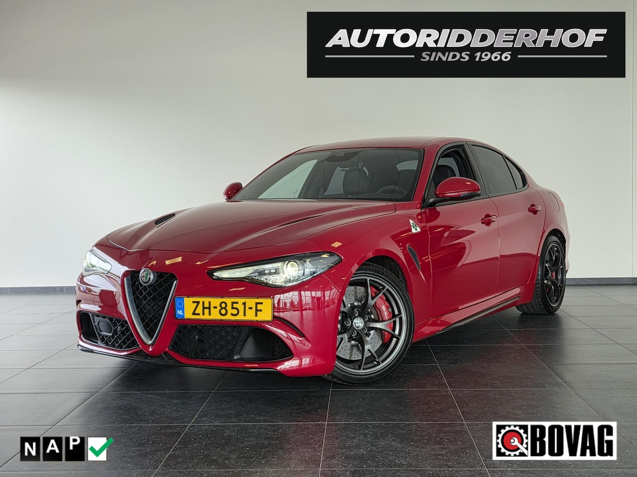 Alfa Romeo Giulia - 2.9 V6 Quadrifoglio 510PK | Keramische remmen - AutoWereld.nl