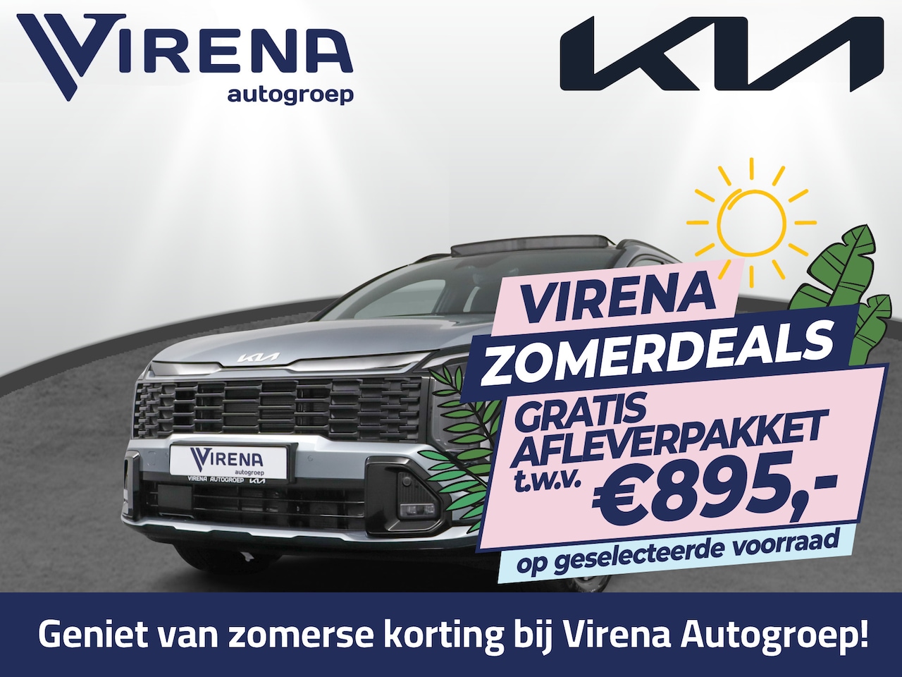 Kia Sportage - 1.6 T-GDi Hybrid GT-Line - Stoel/stuur verwarming - Schuif/kanteldak - LED verlichting - H - AutoWereld.nl