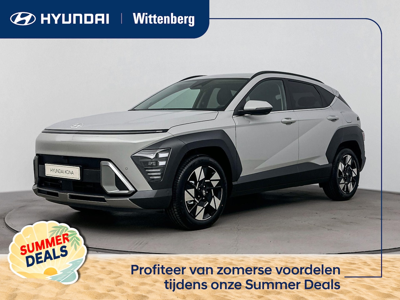 Hyundai Kona Electric - Premium Sky 64.8 kWh | Apple Carplay/Android Auto | Lichtmetalen velgen 19" | Navigatiesys - AutoWereld.nl