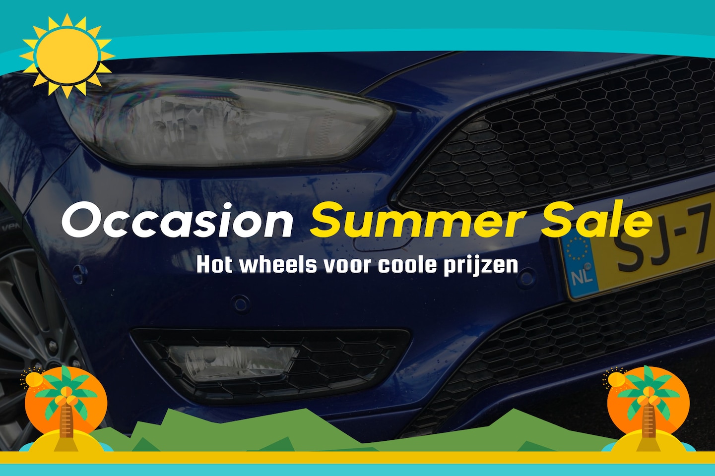 Ford Focus Wagon - 1.0 Ecoboost 125pk ST-Line - Deep Impact Blue - Carplay/360 camera/Nav - AutoWereld.nl