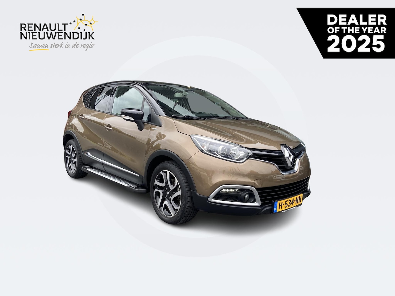 Renault Captur - 1.2 TCe 120 Dynamique AUTOMAAT l LEER l CAMERA | NAVI l STOELVERW. | CRUISE l SIDE BARS - AutoWereld.nl